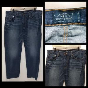 Men's Lucky 363 Vintage Straight Dark Wash 40/30